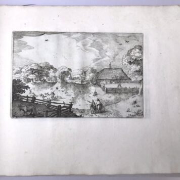 Illustrated, Landscapes, Visscher | Haarlemmer duinzang, 1728.