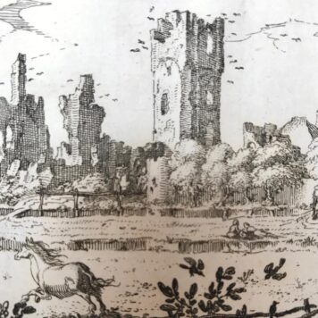 Illustrated, Landscapes, Visscher | Haarlemmer duinzang, 1728.