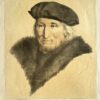 Portret van schilder Holbein door Franquinet naar Holbein,