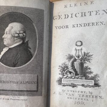 Kleine gedichten voor kinderen Van Alphen 1821