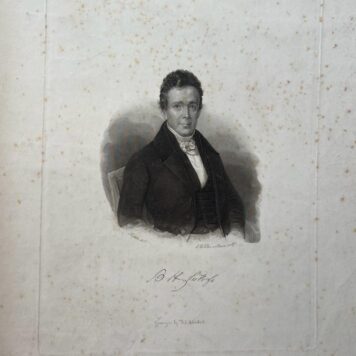 Portret van dichter en schrijver Barthold Henrik Lulofs door Tetar van Elven