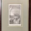 Framed Etching and engraving: Promotie met de kap