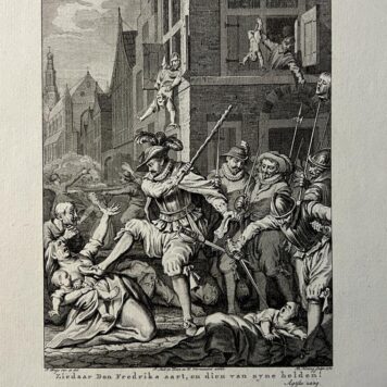 Moordpartij aangericht door Don Frederik en de Spaanse soldaten te Haarlem 1573