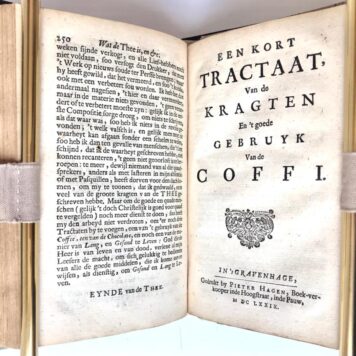 History of Food, Drink, Medicine, 1679 | Tractaat van thee