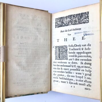 History of Food, Drink, Medicine, 1679 | Tractaat van thee