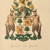 Coloured coat of arms of the Boogaert van Beloys family