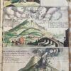 Part of the New Map of Italy by Hermann Moll with Mt. Vesuvius, Mount Aetna