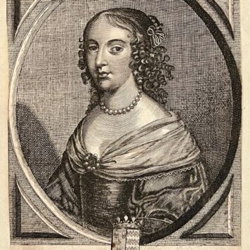 Portrait of Clara Clementia de Maille Breze 1628-1694