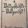 Weltgeschichte Weltgericht