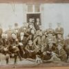 Group portrait photo of men with hats and moustaches Photo