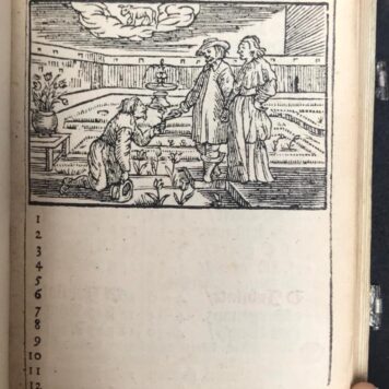Rare, Almanac, 1665 | Schryf almanach, Saeghman