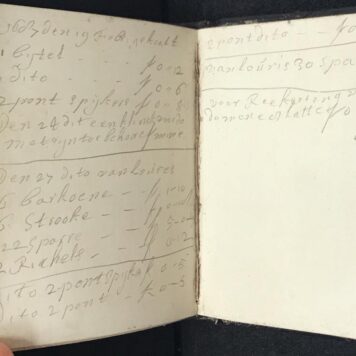 Rare, Almanac, 1665 | Schryf almanach, Saeghman