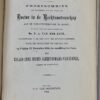 Gemeenschappelijke regeling tusschen gemeentebesturen. Proefschrift [...] Leiden S.C. van Doesburgh 1894