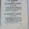 Disputatio juridica inauguralis de testamentis ordinandis [...] Leiden A. Elzevier 1706