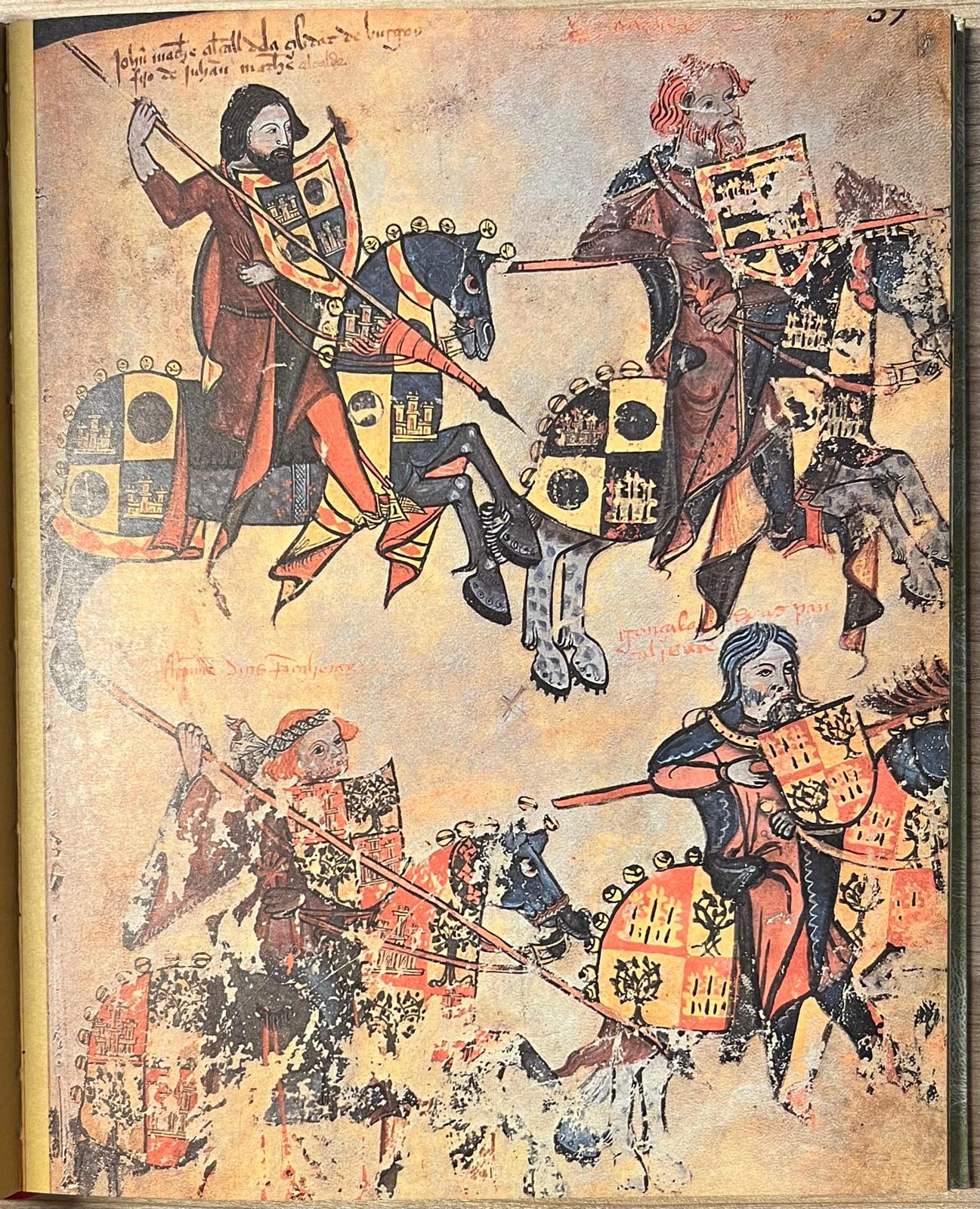 Heraldry, 1977, Spain | El libro de la Cofradia de Santiago de Burgos, facsimile, Bibao, La Gran Enciclopedia Vasca, 1977, 243 pp.