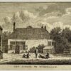 Antieke prent Zuid-Holland: Het School te Dubbeldam.