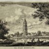 Antieke prent Brabant: De Stad Heukelom.