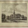 Antieke prent Zuid-Holland: 't Dorp Hoog-Blokland.