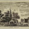 Antieke prent Noord-Holland: 't Dorp Heiloo.