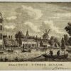 Antieke prent Zuid-Holland: Diaconie School Aldaar, Rotterdam.