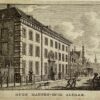 Antieke prent Rotterdam: Oude Mannen-Huis Aldaar.