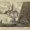 Antieke prent Zuid-Holland: Oost-Poort (Oostpoort) te Rotterdam.