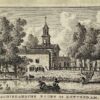 Antieke prent Zuid-Holland: Schiedamsche Poort te Amsterdam.