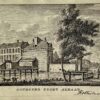 Antieke prent Rotterdam: Goudsche Poort Aldaar.