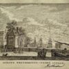 Antieke prent Rotterdam: Nieuwe Westerhoofd-Poort (Westerhoofdpoort) Aldaar.
