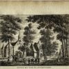Antieke prent Utrecht: Koten by Wyk te Duurstede (Wijk bij Duurstede).