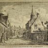 Antieke prent: 't Martini-Gasthuis te Utrecht.