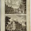 Antieke prent Friesland: 't Dorp Sixbierum. / Liaukama State.