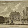 Antieke prent Friesland: Orxma-State.