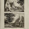 Antieke prent Zuid-Holland: 't Dorp Monster. / 't Zelve Anders.