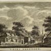 Antieke prent Brabant: 'T Dorp Wernhout.
