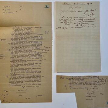 Manuscript 1900 | Brief van R.T. le Cavelier te Rhenen