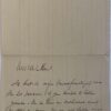 Manuscript 19th century | Briefje van Jonkman