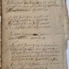 Bijbelblad met aantekeningen betr. gezin Van Opstal 1738-1746