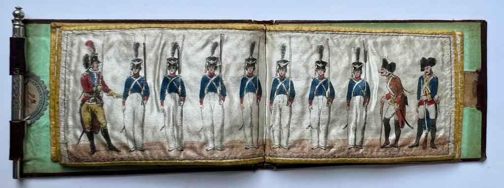 Needlebook 19th century / Naaldenboekje 19e eeuw militairen.