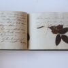 GIESBERGER, MILITARIA -- Album amicorum in de vorm van een oblong boekje in hoes van Frits Giesberger, met ca. 25 bijdragen en tekeningen uit de jaren 1826-1842, uit Ansbach, Kampen en andere plaatsen. Voorts aantekeningen van Giesberger over militairen die hij kent.