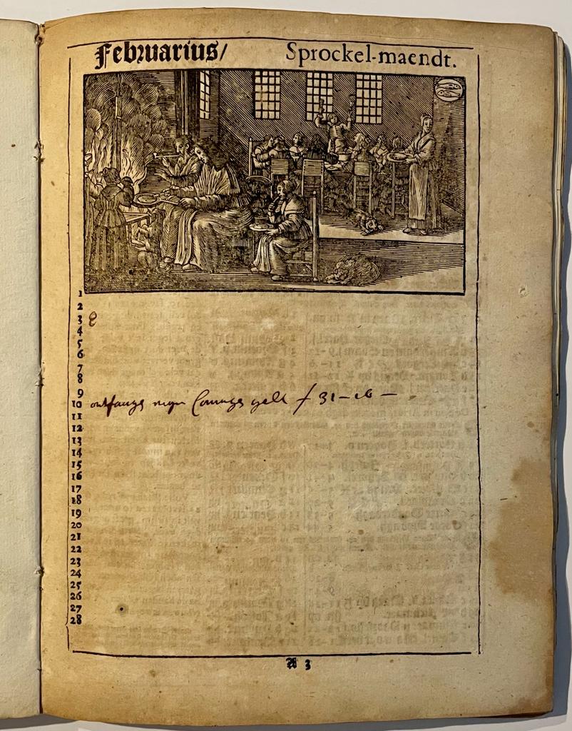 Comptoir Almanach voor 1690 's-Gravenhage