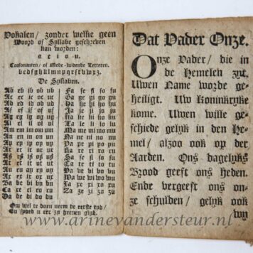 [Education, ABC book, School book] Nieuw groot ABC boek. Zeer bekwaam voor de jonge kinderen te leeren. Zutphen, W.C. Wansleven, [185?].