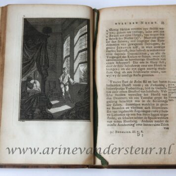 Godvruchtige bespiegelingen over den nacht, den sterrenhemel en den winter. Naar den elfden druk uit het Engelsch vertaald. 2e druk, Amsterdam, v. Tongerlo en Houttuyn, 1758.