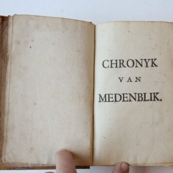 Chronyk van de stad Medenblik. Hoorn, J. Duyn, 1736.