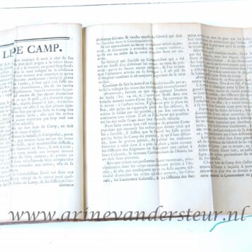 Le parfait aide de camp, ou l'on traite de ce que doit scavoir tout jeune militaire quise propose de faire son chemin a la guerre, avec des notes sur differens ouvrages de campagne & sur les plans des principaux camps des guerres de 1740 & 1756. Prais, chez l'auteur, 1760.