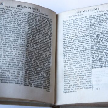 Bekentenisse of belydenisse des geloofs der Nederlantsche gereformeerde kercken. Dordrecht, M. de Vries, 1725.