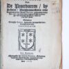 Justificatie van de procedueren, by schout, burghermeesteren ende regeerders der stadt Haerlem, gehouden in den jare 1617, teghens eenighe overhoorighe ende onrustighe persoonen binnen dezelve hare stadt. Haarlem, Rooman, 1618.