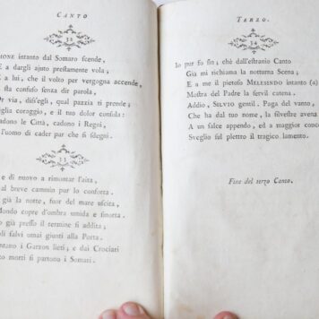 Giornata villereccia. Poemetto in tre canti, intenui labor. Parma, Stamperia Reale, 1773.