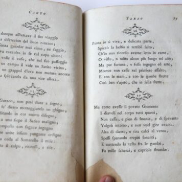 Giornata villereccia. Poemetto in tre canti, intenui labor. Parma, Stamperia Reale, 1773.