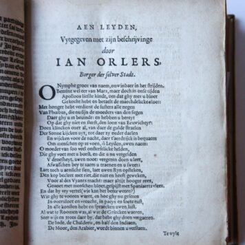Beschrijvinge der stad Leyden. Leiden, Haestens e.a., 1614.